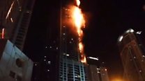 Fire rips through Dubai's Torch Tower