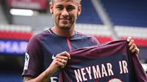 Fans flock for Neymar strip