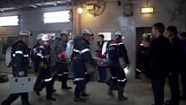 Russian miner rescued from diamond mine