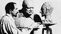 The exile who sculpted Churchill