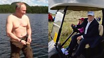 Would you holiday like Trump or Putin?