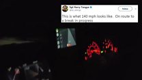 Police offer under fire for tweeting video