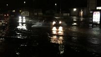 Heavy overnight rain causing flooding in northern Lincolnshire