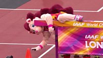Hurdle proves too much for mascot Hero