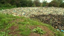 Landowner told to move 'disgusting' waste