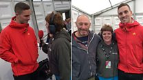 "Mae'n anrhydedd mawr a dwi'n hapus iawn i fod yma"