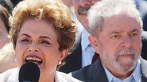 Dilma Rousseff on Lula: It's a 'coup'