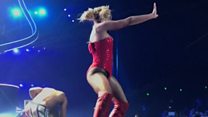 Fan invades stage at Britney concert