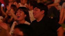 Korean border concert draws thousands