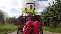 The disabled girl who does triathlons