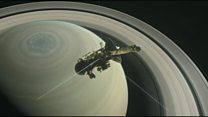 نزدیک شدن کاوشگر فضایی کاسینی Cassini به جو زحل