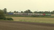 Freight train derailment causes chaos