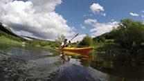 Chemo patient's 100-mile kayak success