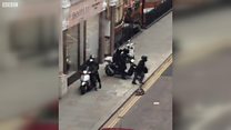 Moped raiders smash into jewellers