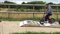 Toddlers learn from BMX champion
