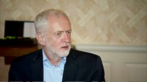 Corbyn reacts to Champion resignation