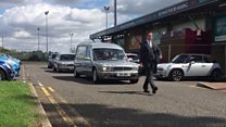 Forty Minis join funeral cortege