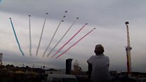 Red Arrows thrill carnival crowd