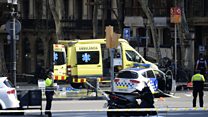 Eyewitness describes Barcelona van attack