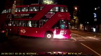 Watch: London bus moves forward without driver
