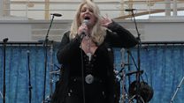 Bonnie Tyler belts out Total Eclipse