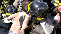 Three brothers rescued from Italy quake