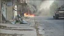 Iraqi tanks blast IS positions in Tal Afar