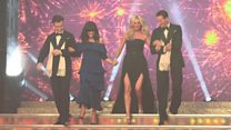Strictly stars glam up for launch show