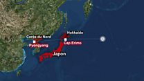 Tir de missile de la Corée du Nord