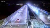 Traffic rolls on new Queensferry Crossing