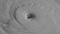 Nasa images show eye of Irma