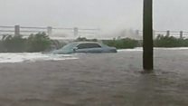 The man who went for a walk as Irma hit