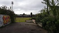 Football ground's 'sad, tearful' demise