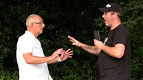 Paedophile hunter confronts man who thought he was meeting a boy for sex