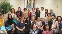 دیدار فائزه هاشمی با مهوش ثابت بعد از آزادی از زندان