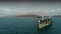 Britain's biggest warship to the rescue