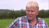 Pryder yn Llangadog am gwt ffowls