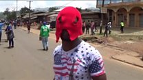 Video as South-west regions for Cameroon dey protest