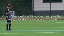 Cam-drin dyfarnwyr: Pump yn gadael