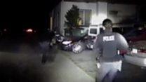 How did he escape hail of police gunfire?