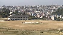 मूलपानीमा क्रिकेट अभ्यास