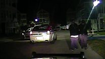 Man crashes stolen police car after arrest