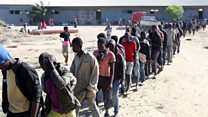'Yan Nigeria sun yi zanga-zanga kan 'cinikin bayi' a Libya