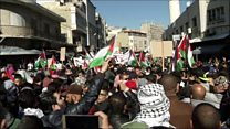 Muslims protest worldwide against Trump