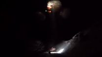 Man rescued after sledging accident
