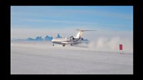 China's first tourist flight to Antarctica