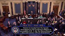 Adoption de la réforme fiscale de Trump