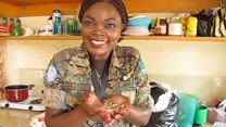 What treats keep this peacekeeper going?