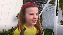 'I want to play football with my friends'