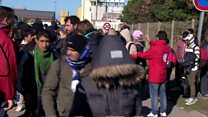 Child refugees heading to the UK